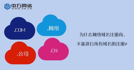 為什么網(wǎng)絡域名注冊商不能進行所有域名的注冊？